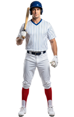 V neck baseball jersey