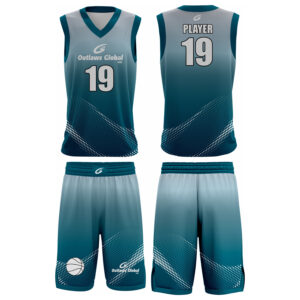 OG Cool Colors Sublimated Basketball Jersey Set – 100% Polyester Micro Mesh Fabric Team Uniform
