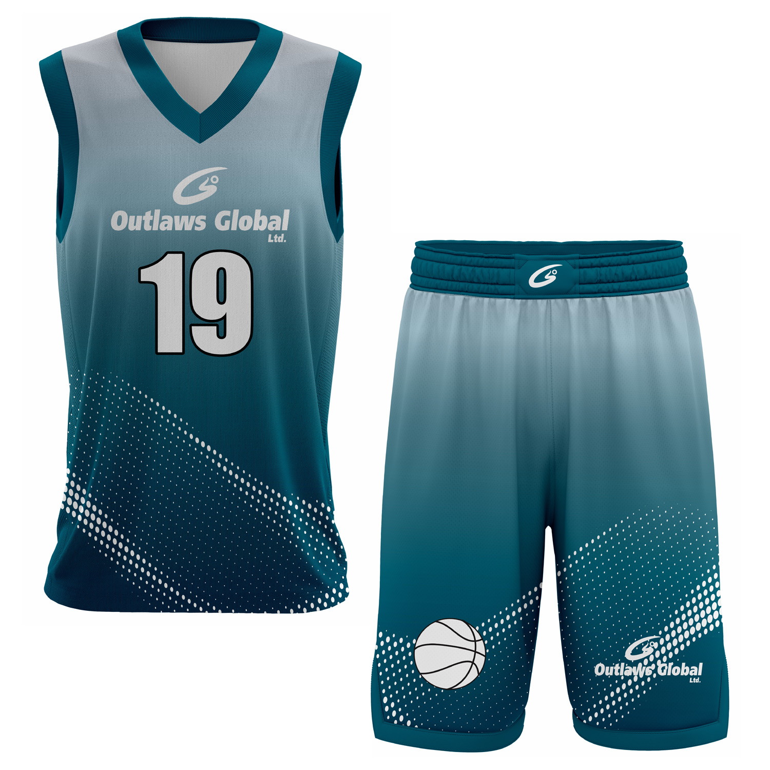 OG Cool Colors Sublimated Basketball Jersey Set – 100% Polyester Micro Mesh Fabric Team Uniform - Image 6