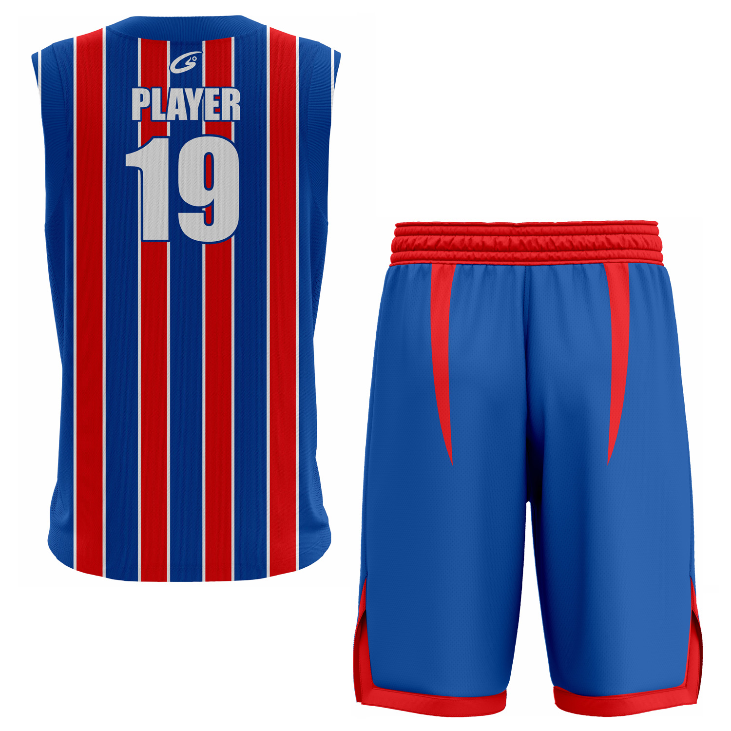OG Striped Sublimated Basketball Jersey Set – 100% Polyester Interlock Fabric Team Uniform - Image 7