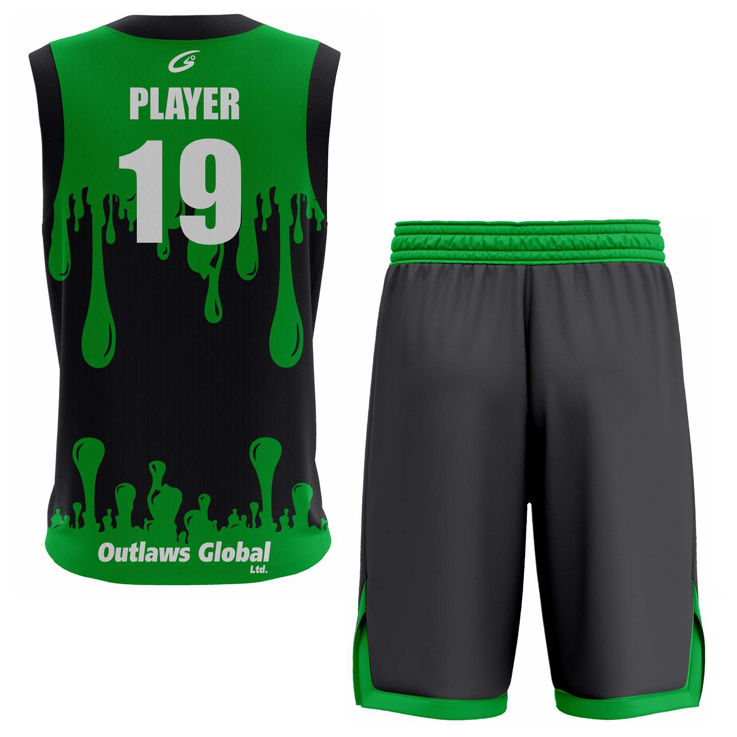 Outlaws Global Ltd. Basketball Away Uniform Suit