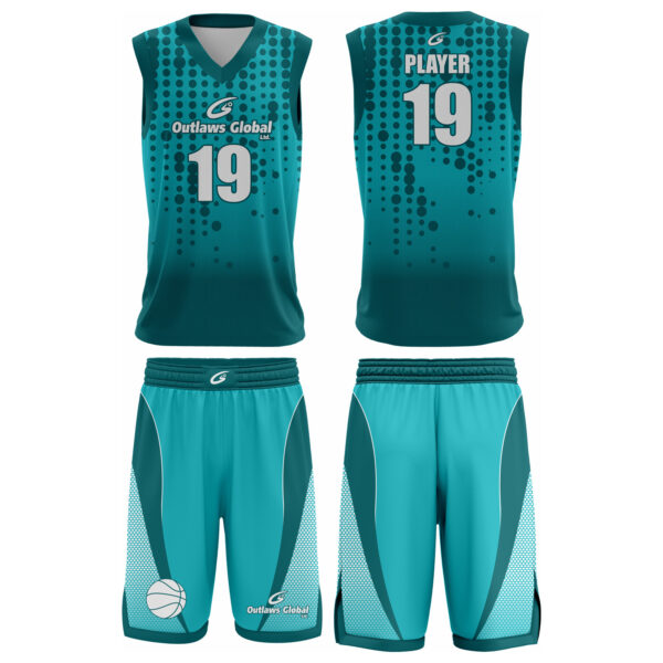 Outlaws Global Ltd. Basketball Away Uniform Suit