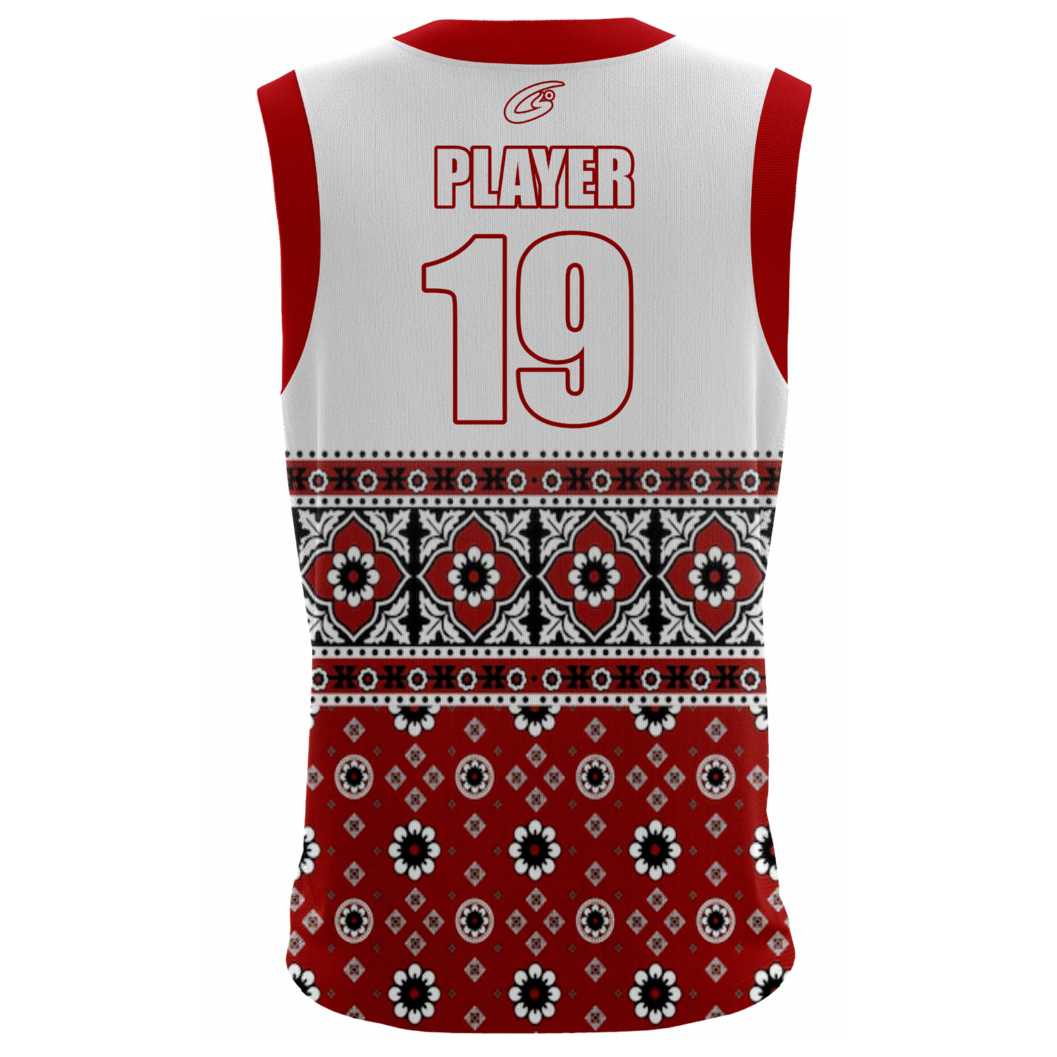Floral Pattern Sublimated Basketball Jersey Set – Speedo Performance Fabric Team Uniform - Image 3