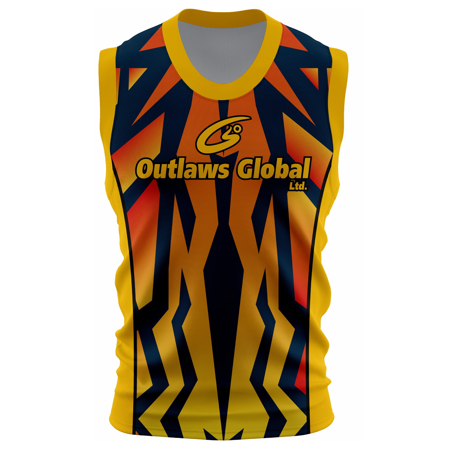Custom Design Sublimated Basketball Jersey Set – Roun Neck Team Uniform - Image 2