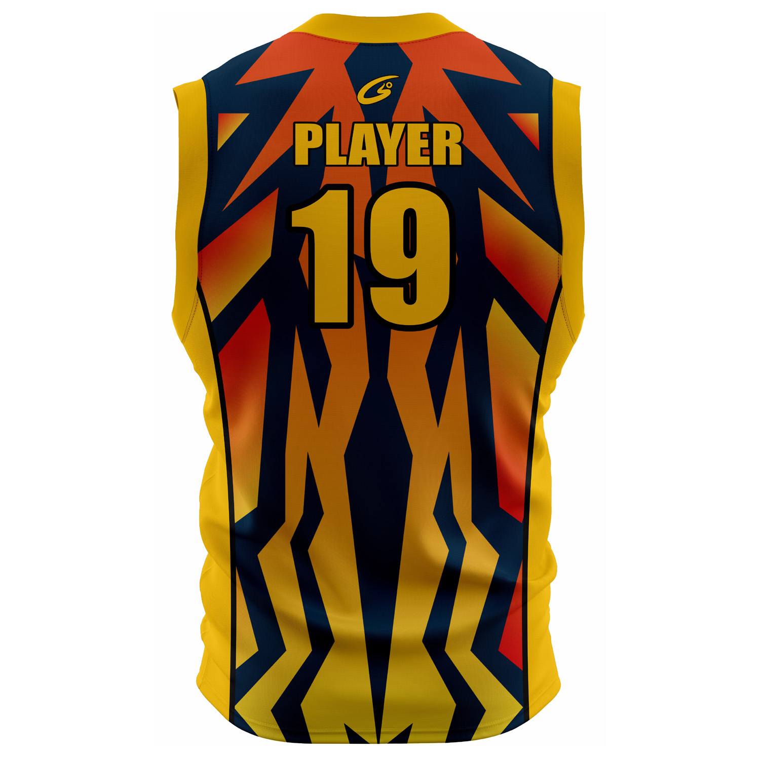 Custom Design Sublimated Basketball Jersey Set – Roun Neck Team Uniform - Image 3