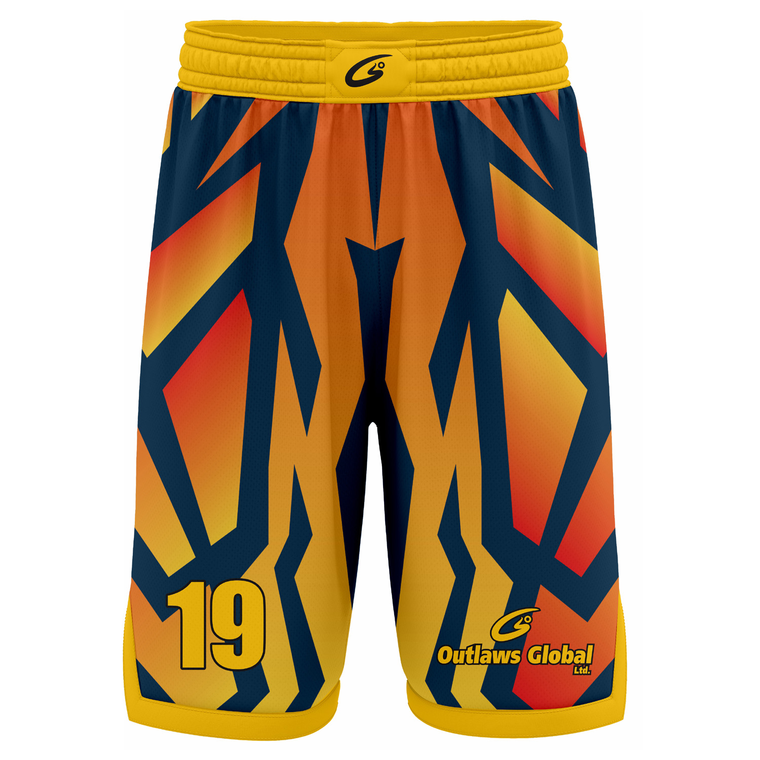 Custom Design Sublimated Basketball Jersey Set – Roun Neck Team Uniform - Image 4