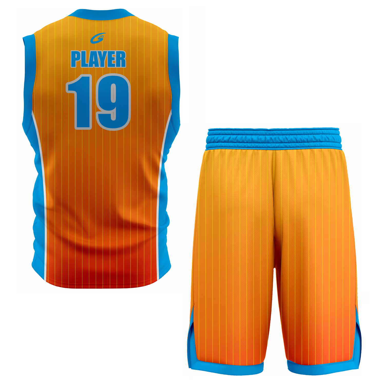 Custom Design Sublimated Basketball 100% Polyester Air Mesh – Roun Neck Team Uniform - Image 7
