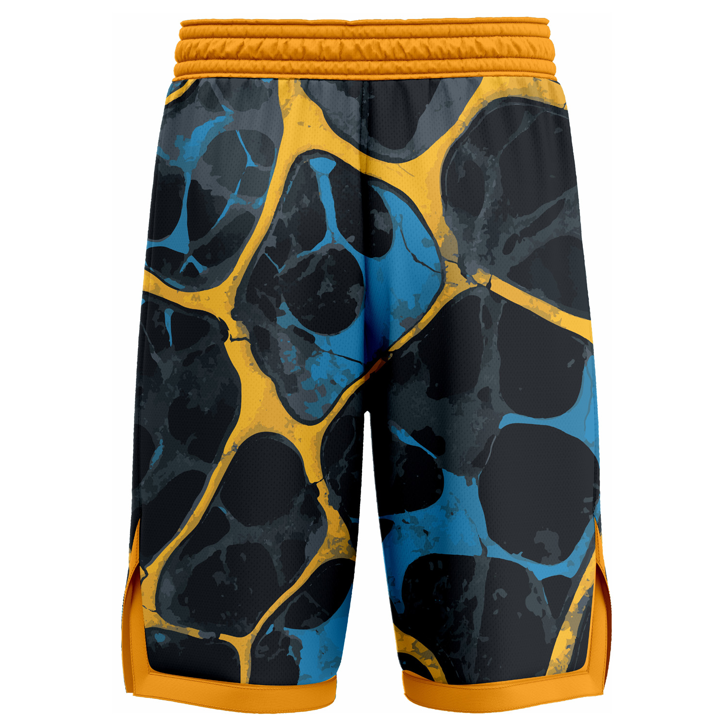 100% Micro Polyester Interlock Custom Design Sublimated Basketball Uniform – Roun Neck Team Uniform - Image 5