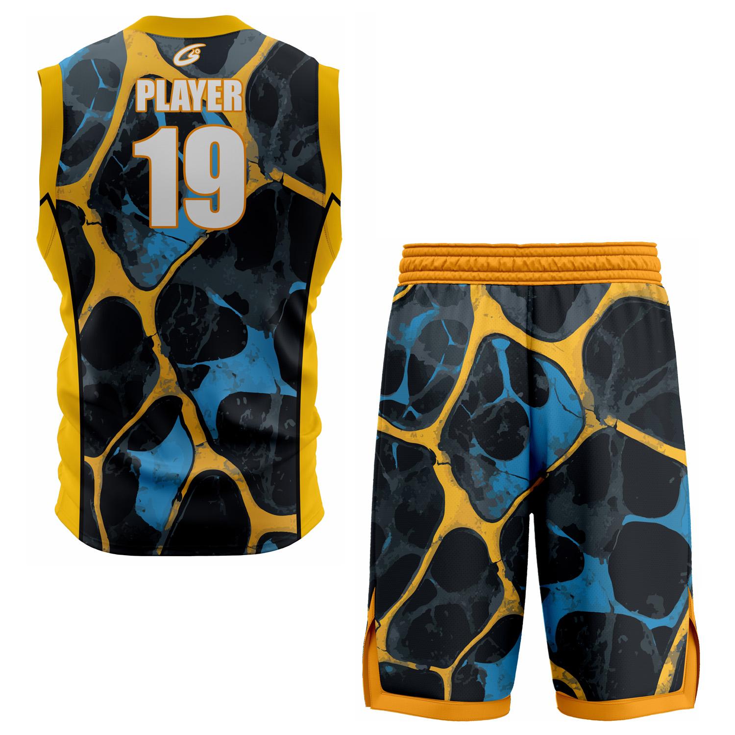 100% Micro Polyester Interlock Custom Design Sublimated Basketball Uniform – Roun Neck Team Uniform - Image 7