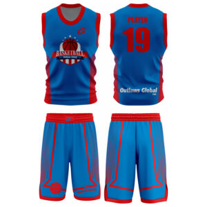 Premium Quality Polyester Interlock Round Neck Team Uniform - Custom Design Basketball Uniform