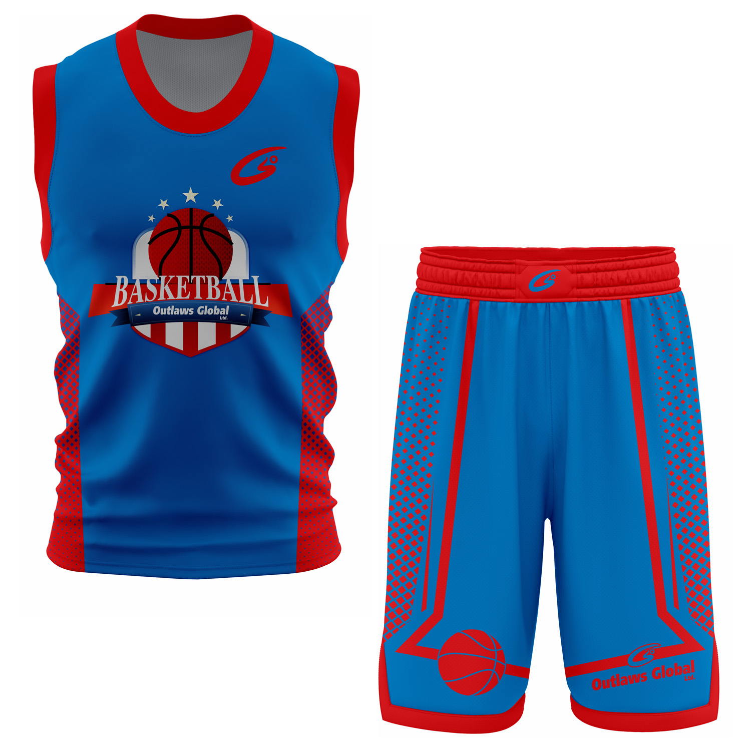Premium Quality Polyester Interlock Round Neck Team Uniform - Custom Design Basketball Uniform - Image 6