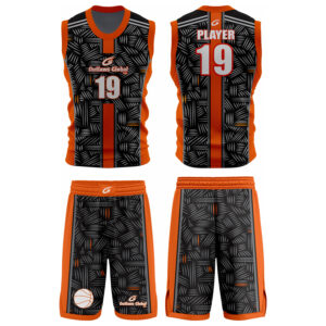Custom Design Sublimated Basketball 100% Micro Polyester Interlock – Round Neck Team Uniform