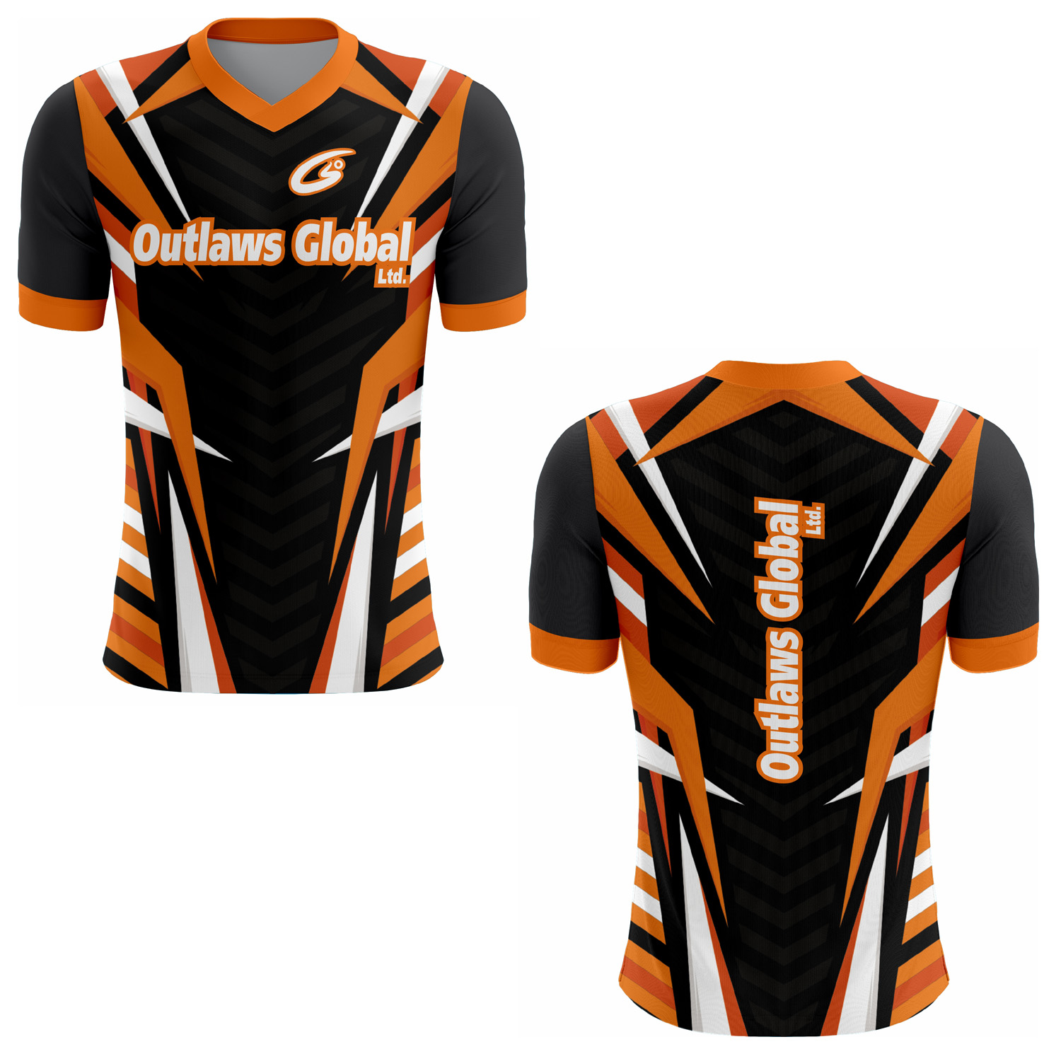 Outlaws Global Ltd. Basketball V-Neck Shirts