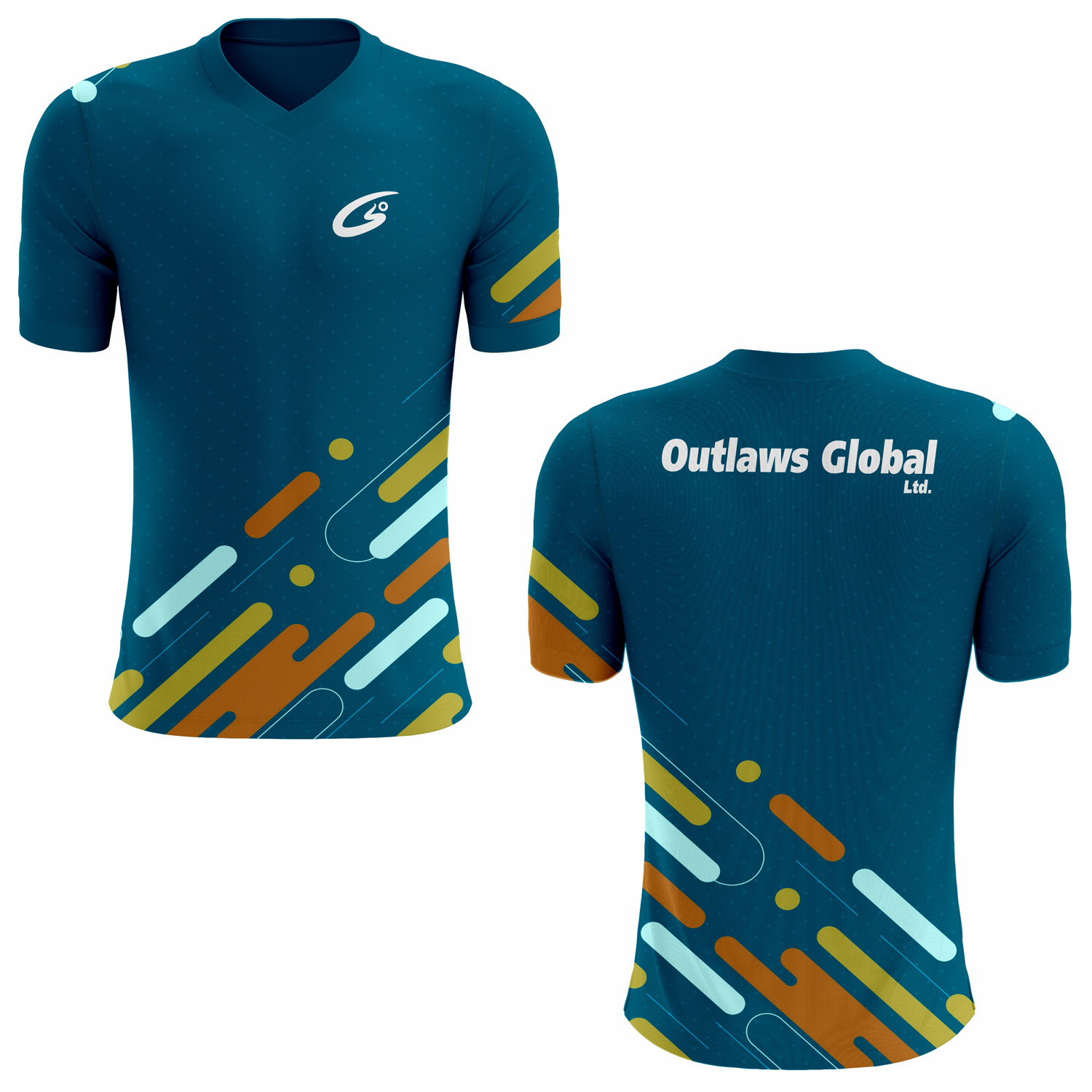 Outlaws Global Ltd. Basketball V-Neck Shirts