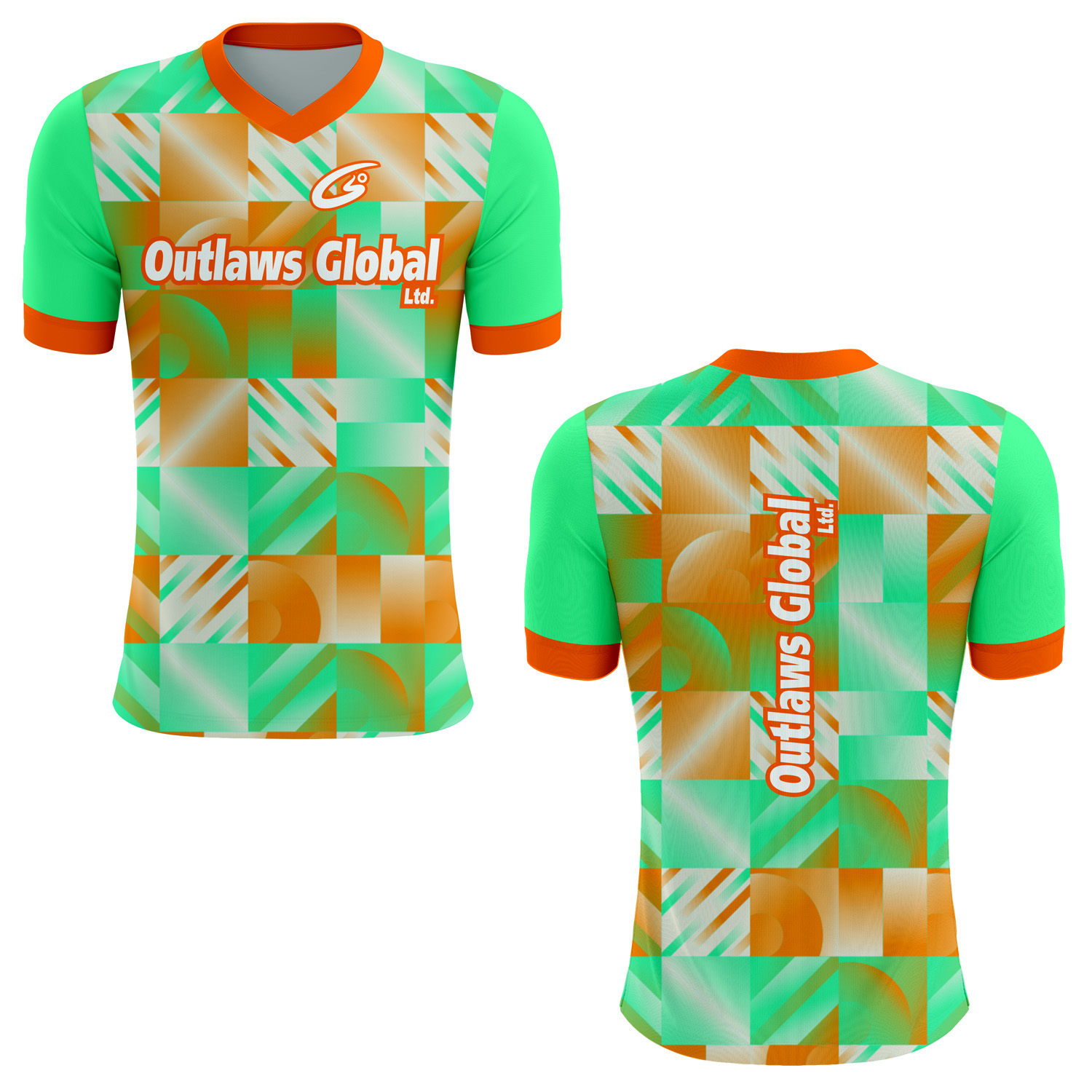 Outlaws Global Ltd. Basketball V-Neck Shirts