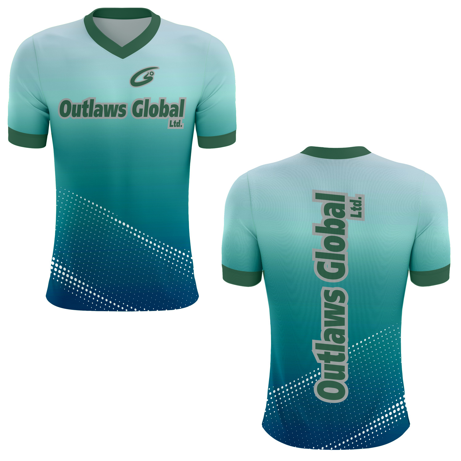 Outlaws Global Ltd. Basketball V-Neck Shirts