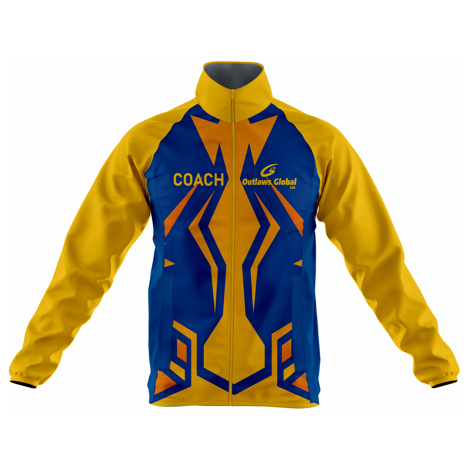 Outlaws Global Ltd. Baketball Coach Jacket.