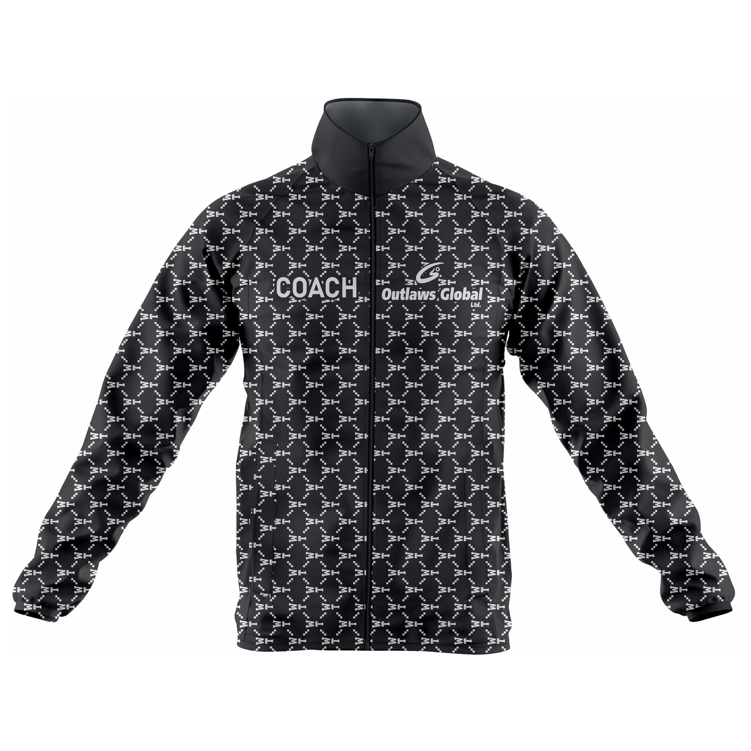 Outlaws Global Ltd. Baketball Coach Jacket.