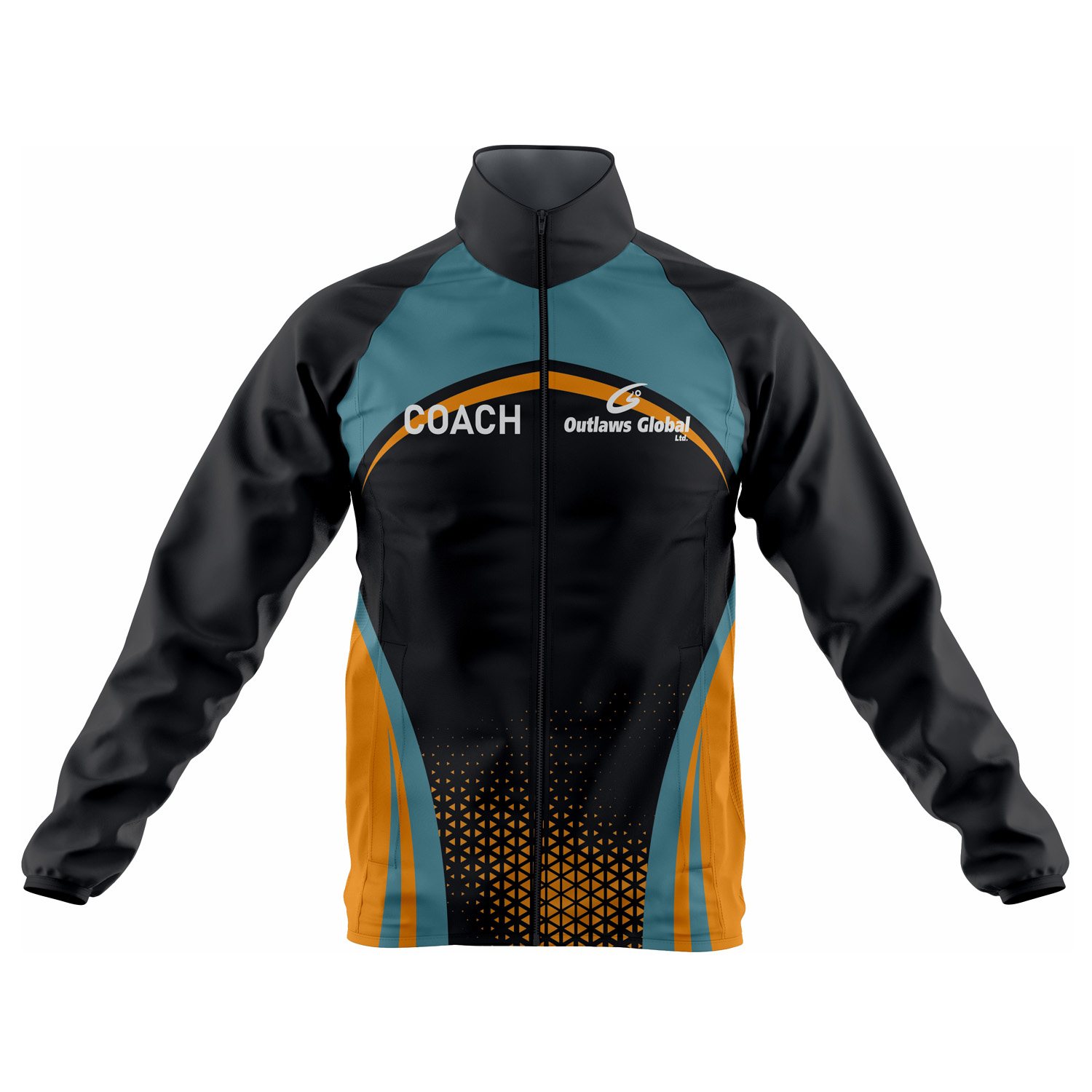 Outlaws Global Ltd. Baketball Coach Jacket.