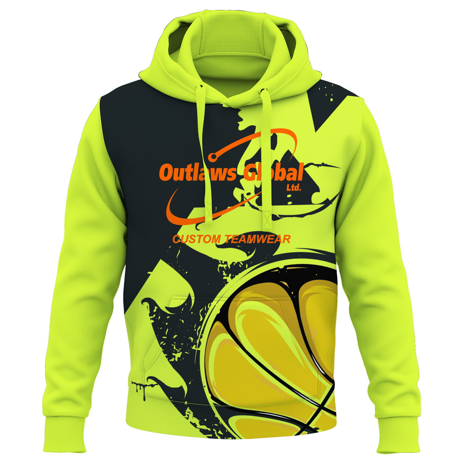 Outlaws Global Ltd. Basketball Pullover Hoodies.