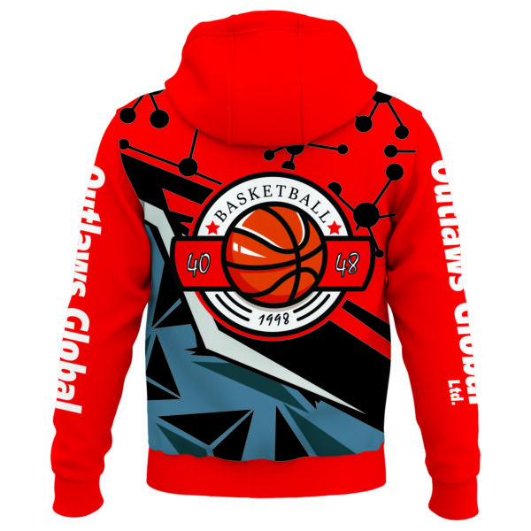 Outlaws Global Ltd. Basketball Pullover Hoodies.