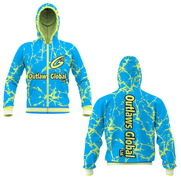 Outlaws Global Ltd. Basketball Zipper Hoodies.