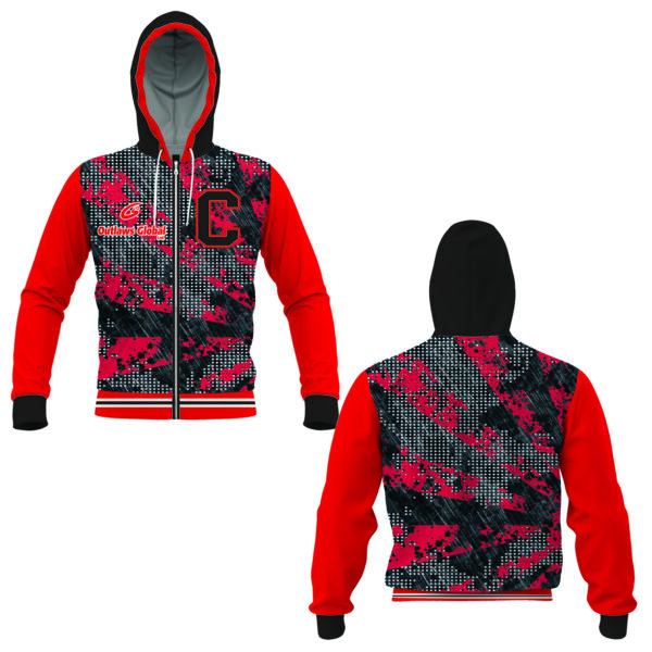 Outlaws Global Ltd. Basketball Zipper Hoodies.