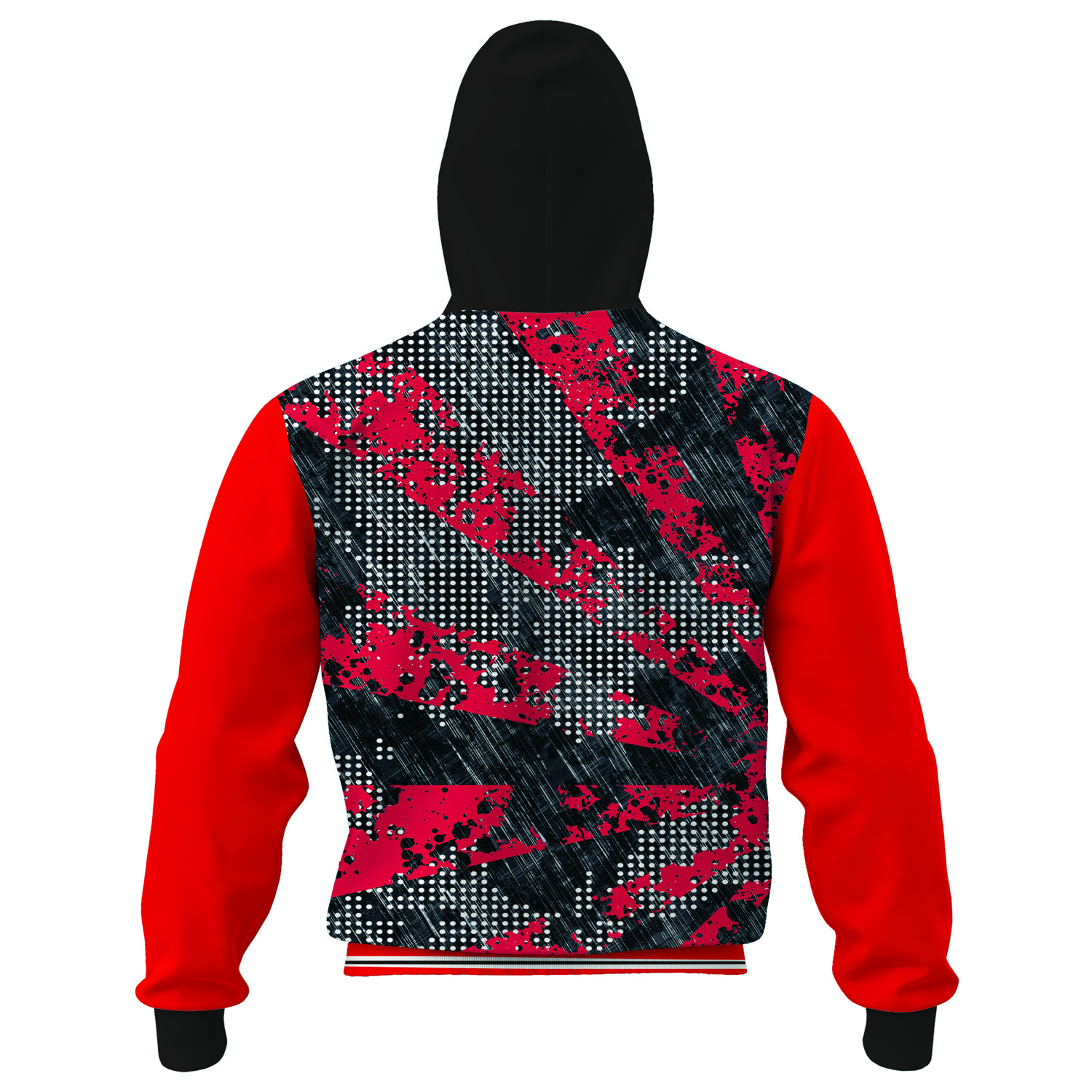 Manufacturer of Poly-Cotton Fleece Basket Ball Zipper Hoodies - Basketball Zipper Hoodies - Image 3