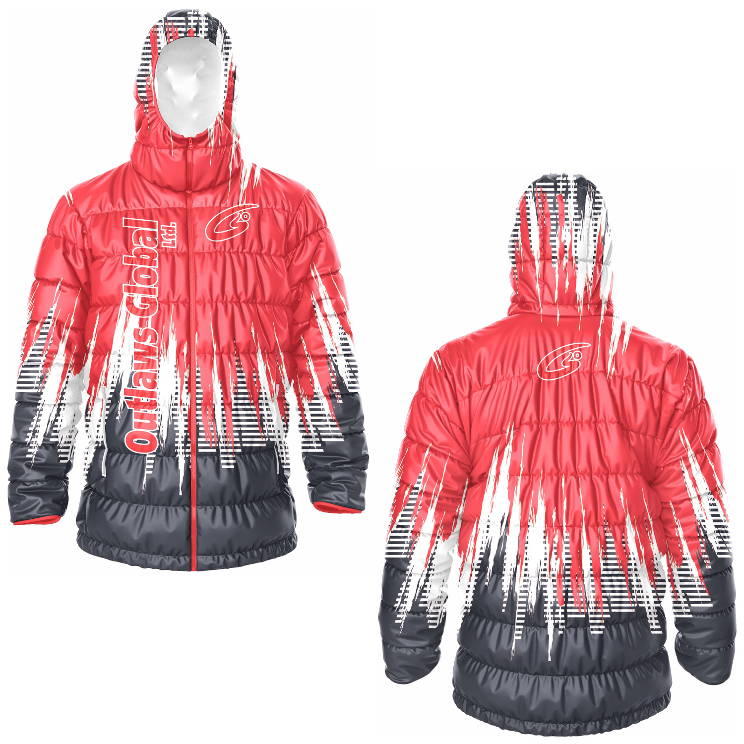 Full slevve puffer jackets