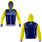 Custom football full zip sublimated hoodie Kansas City, MO 64106 outlaws global ltd