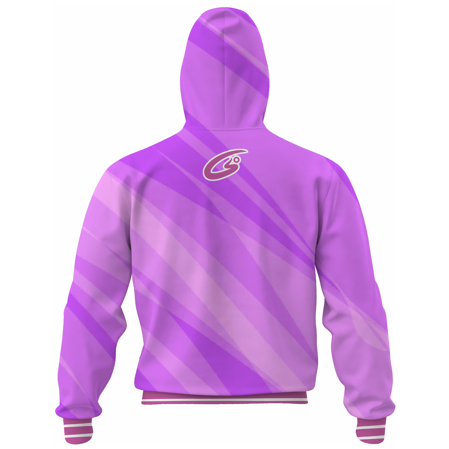 Embroidered football zip hoodie logo outlaws global ltd