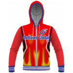 Football Hoodie Manufacturer Sublimation Outlaws Global ltd – American Football Zipper Hoodies Supplier