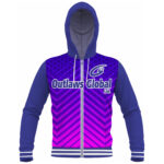 Tackle Twill Zip Hoodie Football Outlaws Global ltd – American Football Zipper Hoodies Supplier