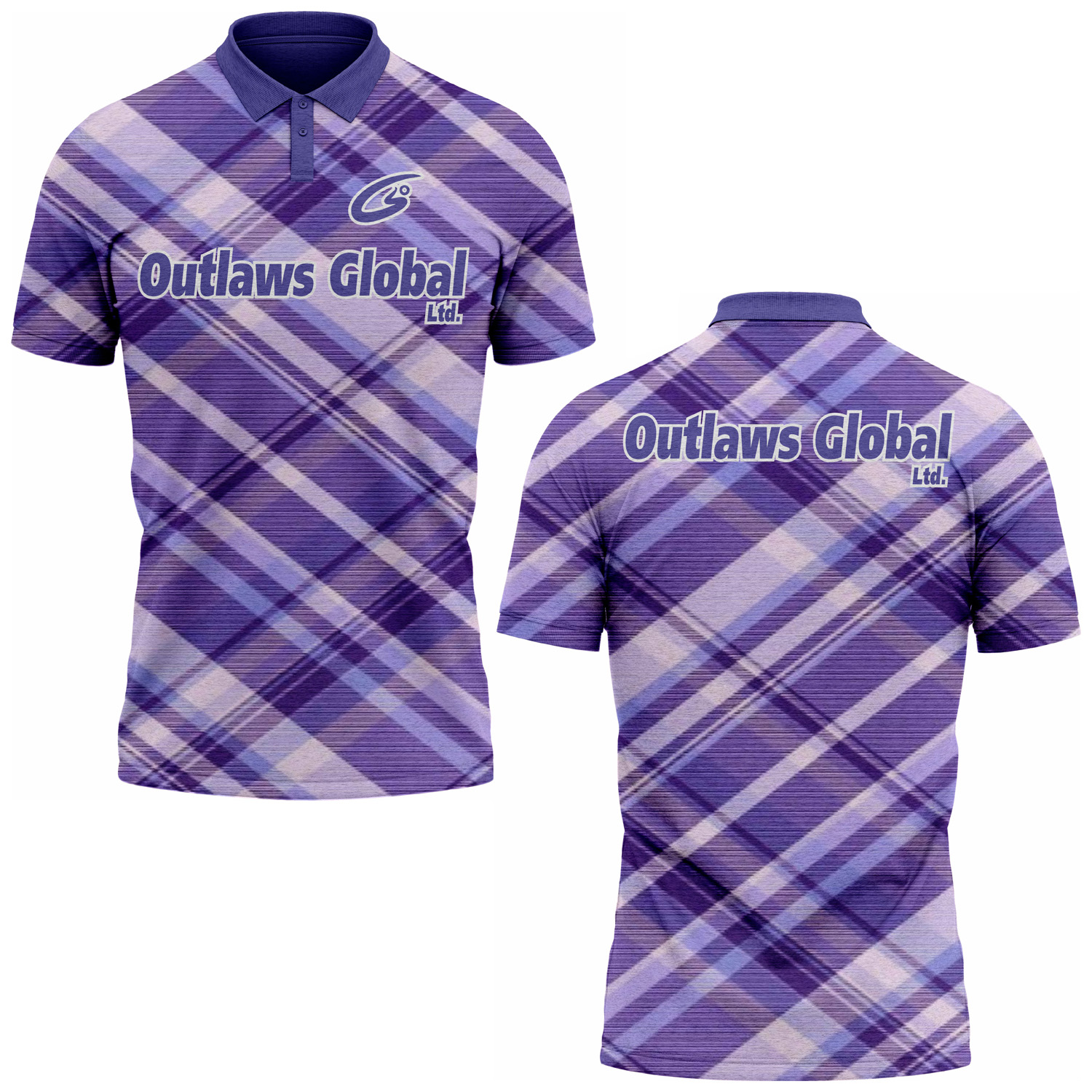 Embroidered Football Polo Pittsburgh 15222 Outlaws Global ltd – American Football Polo Shirt Supplier