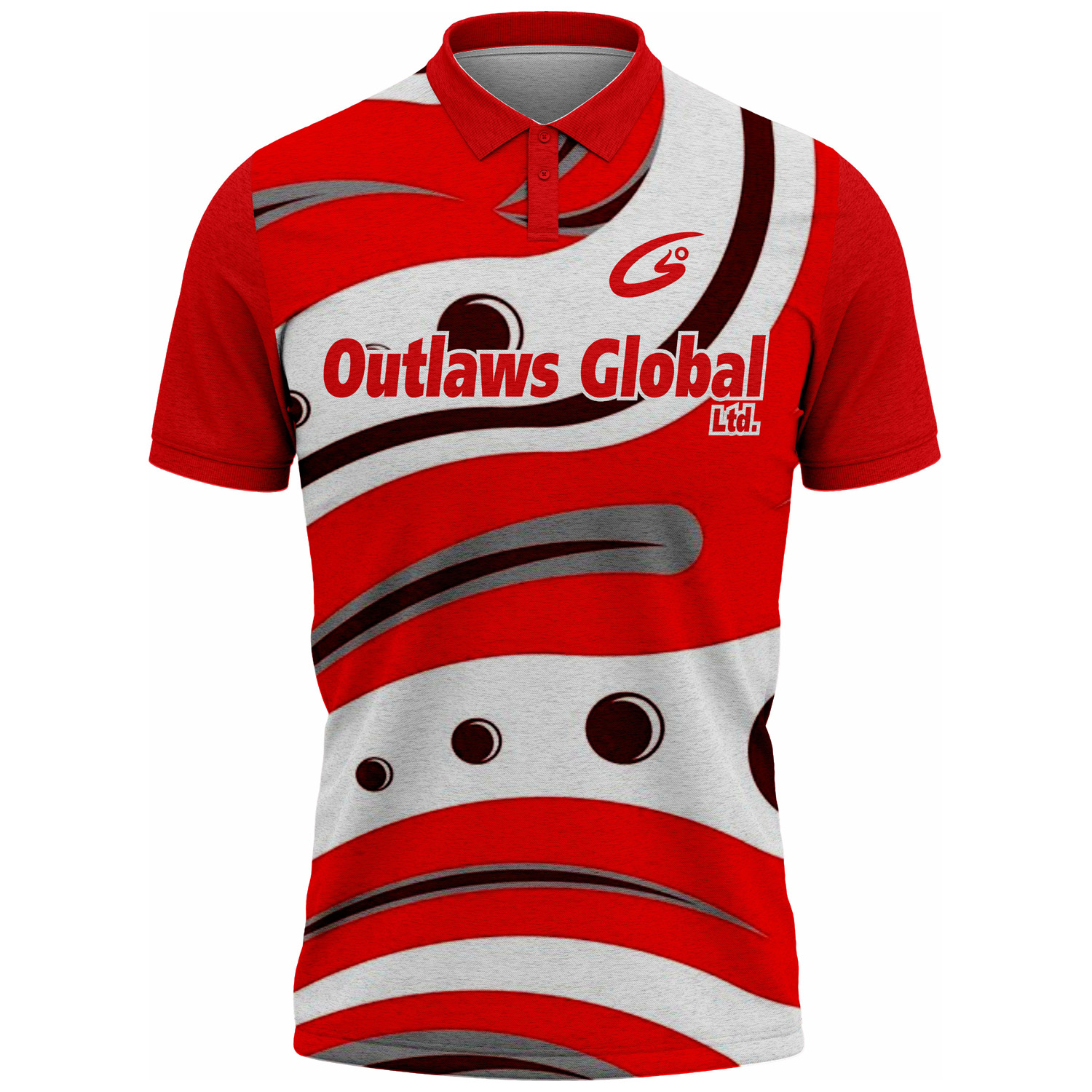 Embroidered team Polo Cleveland 44113 Outlaws Global ltd – American Football Polo Shirt Supplier