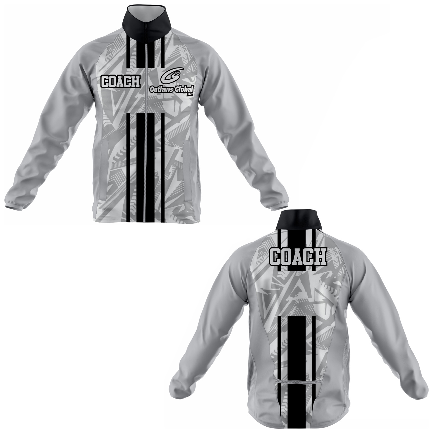 Custom Football Coach jacket Ajax, Ontario L1S Outlaws Global ltd – American Football Coach Jackets Supplier