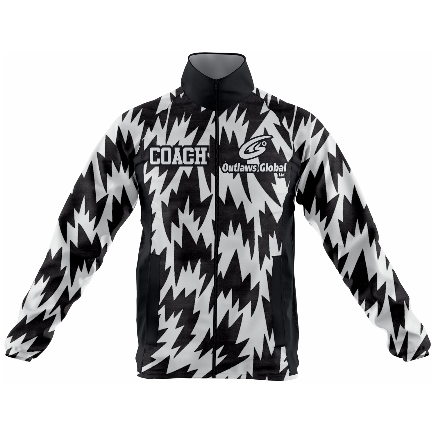Custom Football Coach Jacket Edmonton, Alberta T5J Outlaws Global ltd – American Football Coach Jackets Supplier