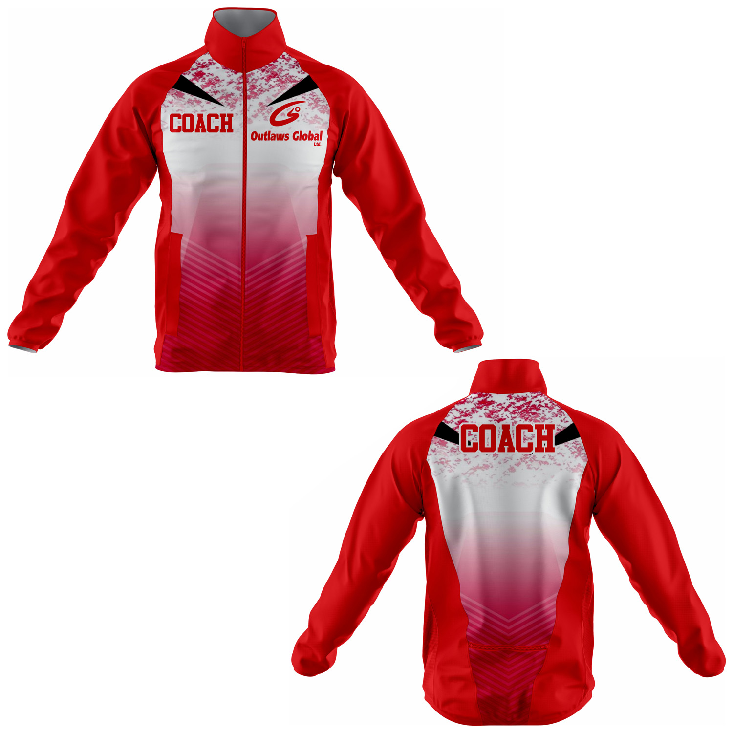 Football Coach Jacket Hamilton L8P Outlaws Global ltd – American Football Coach Jackets Supplier