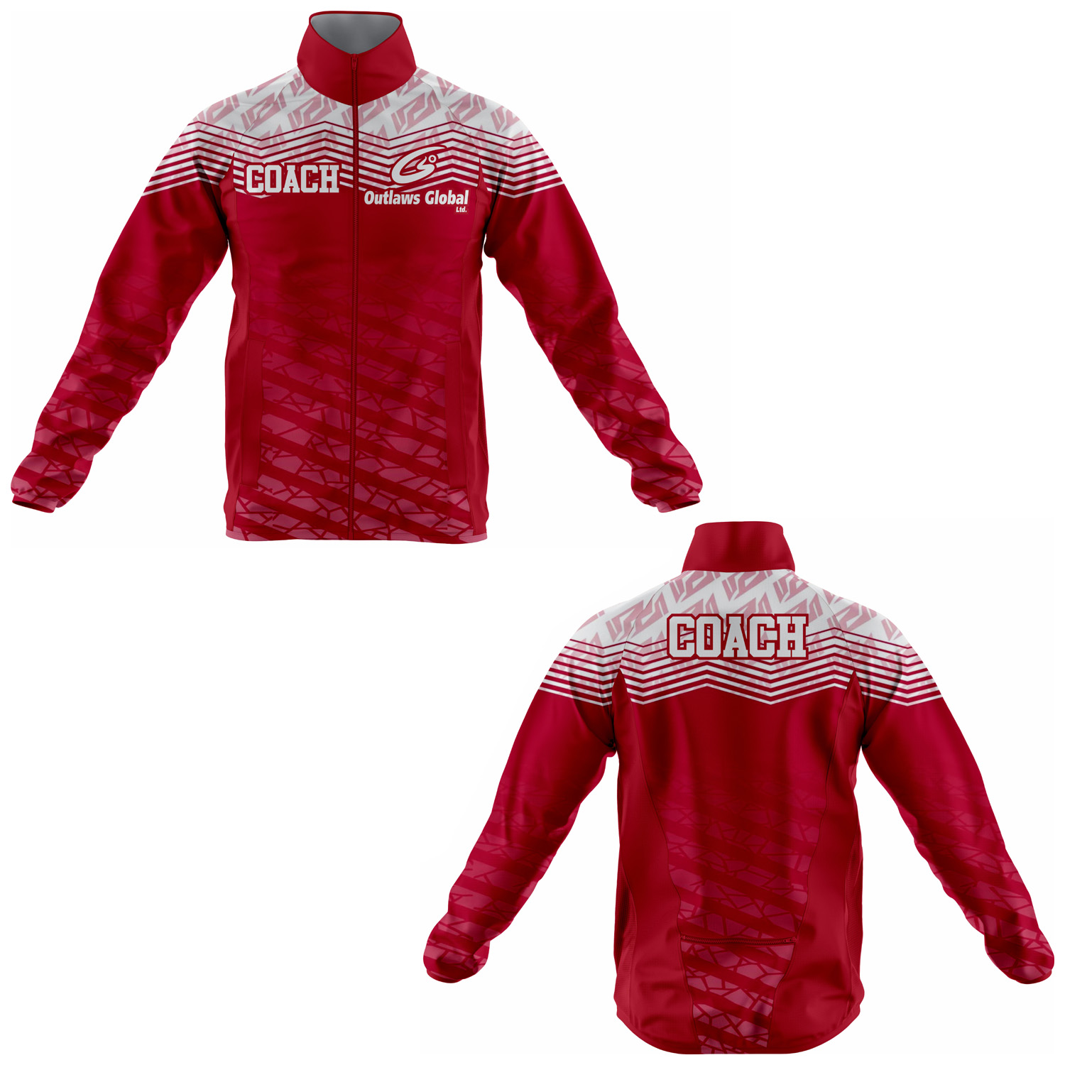 Football Coach Jacket Scarborough M1P Outlaws Global ltd – American Football Coach Jackets Supplier