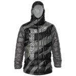 Custom Football Puffer Jacket with Hood Dallas, TX 75201 Outlaws Global Ltd. – American Football Puffer Jacket Supplier