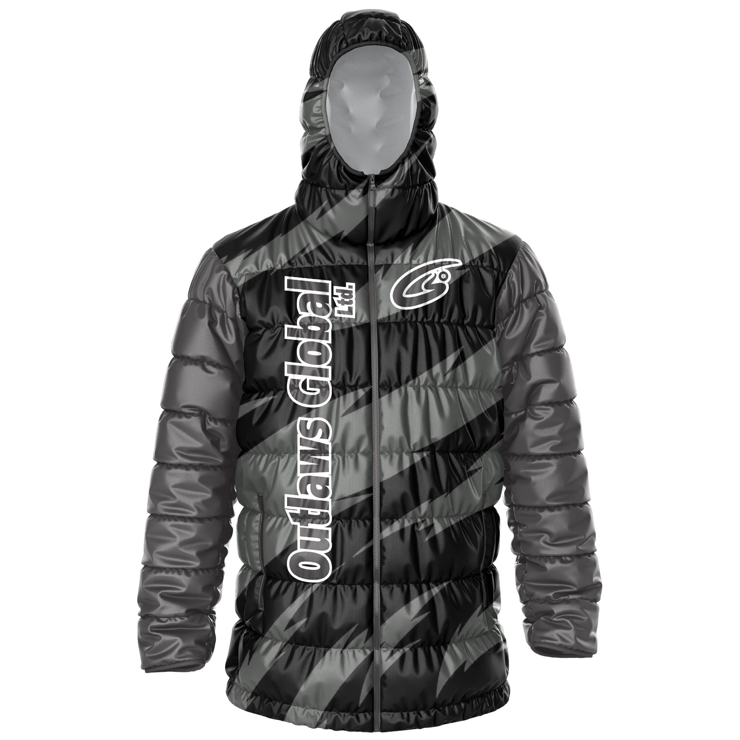 Custom Football Puffer Jacket with Hood Dallas, TX 75201 Outlaws Global Ltd. – American Football Puffer Jacket Supplier