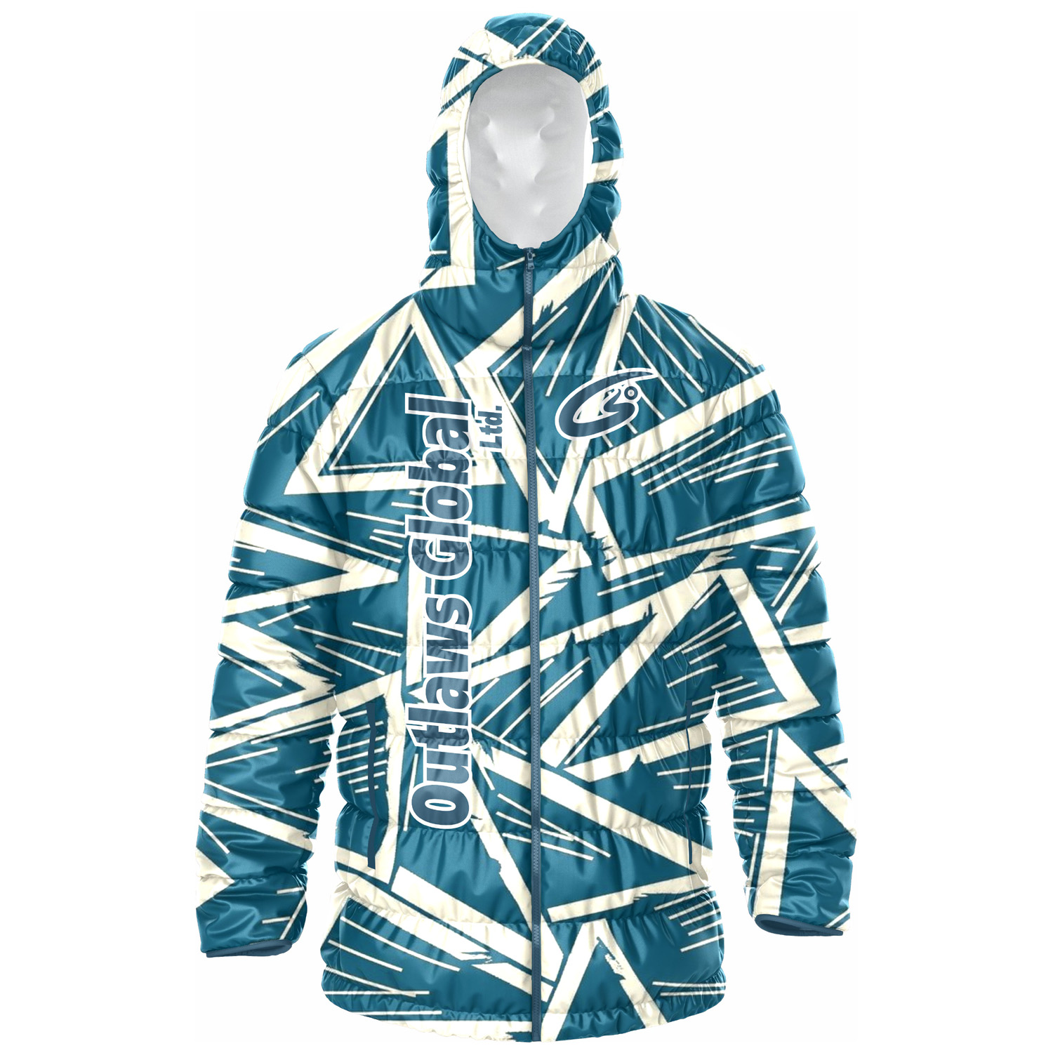 Custom Football Puffer Jacket with Hood Indianapolis, IN 46204 Outlaws Global Ltd. – American Football Puffer Jacket Supplier