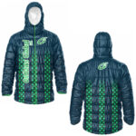 Custom Football Puffer Jacket with Hood Minneapolis, MN 55401 Outlaws Global Ltd. – American Football Puffer Jacket Supplier