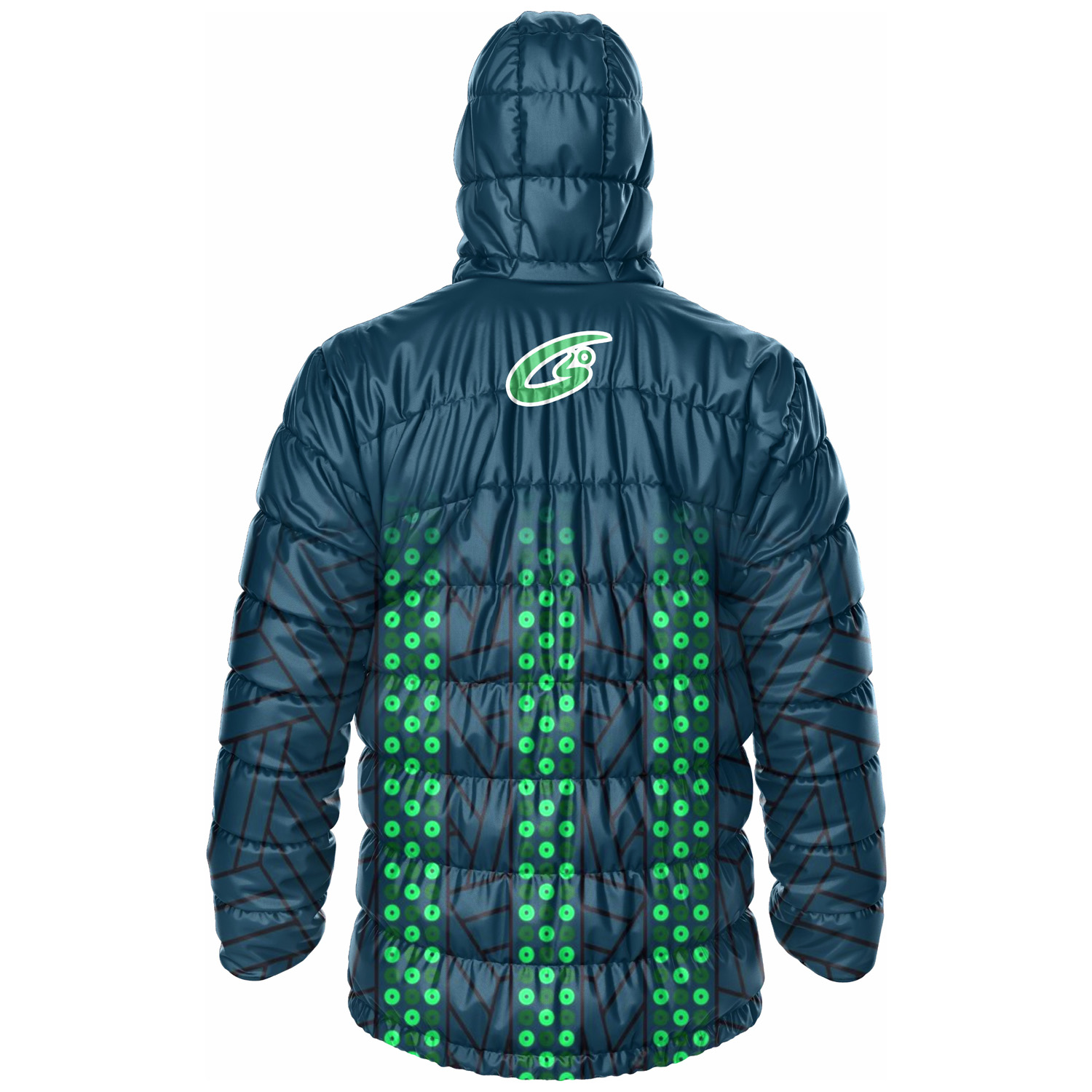 Custom Football Puffer Jacket with Hood Minneapolis, MN 55401 Outlaws Global Ltd. – American Football Puffer Jacket Supplier
