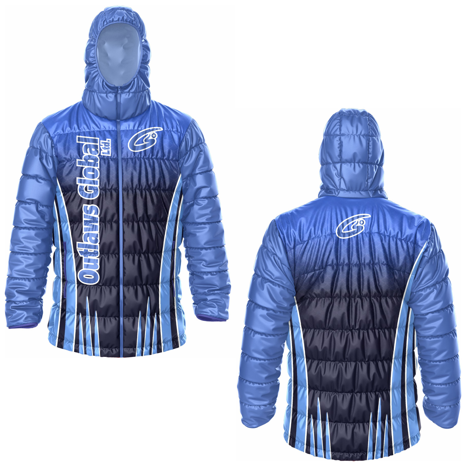 Custom Football Puffer Jacket with Hood Tampa, FL 33602 Outlaws Global Ltd. – American Football Puffer Jacket Supplier