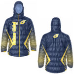 Football Puffer Jacket with Hood Houston 7700 Outlaws Global Ltd. – American Football Puffer Jacket Supplier