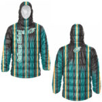 Football Puffer Jacket with Hood Miami 33101 Outlaws Global Ltd. – American Football Puffer Jacket Supplier