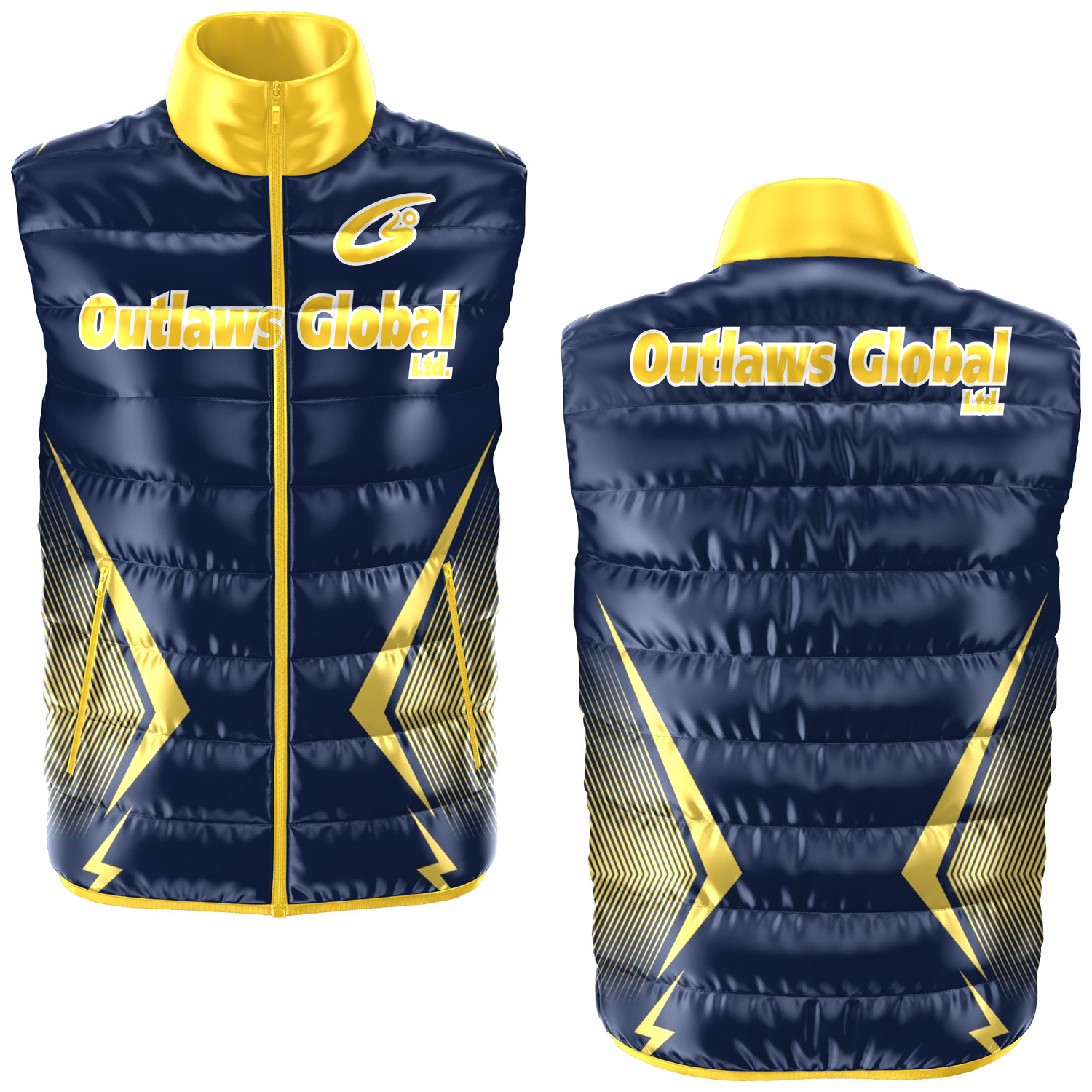 Custom Football Puffer Vest Baltimore, MD 21201 Outlaws Global ltd – American Football Puffer Vest Supplier