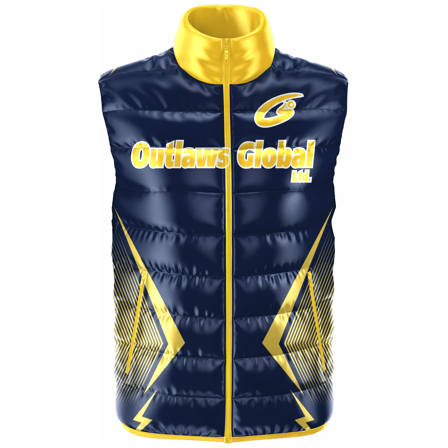 Custom Football Puffer Vest Baltimore, MD 21201 Outlaws Global ltd – American Football Puffer Vest Supplier