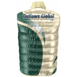 Embroidered Puffer Vest Football Outlaws Global ltd – American Football Puffer Vest Supplier